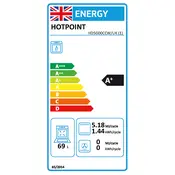 Hotpoint HD5G00CCW UK Cooker manual cover