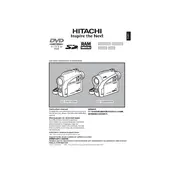 Hitachi DZ-GX5060SW Camcorder manual cover