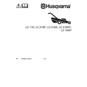 Husqvarna LC 19AP Lawn Mower manual cover