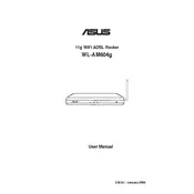 ASUS WL-AM604g Router manual cover