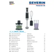 Severin SM 3771 Blender manual cover