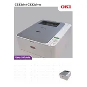 Oki C332dnw Printer manual cover