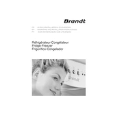 Brandt C3020X Refrigerator manual cover