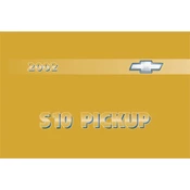 Chevrolet S10 2002 manual cover