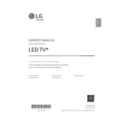 LG NanoCell 75NANO99UPA TV manual cover