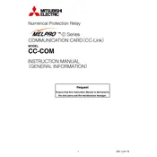 Mitsubishi CC-COM Relay manual cover