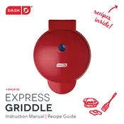 Dash DMG8100 Express Griddle manual cover