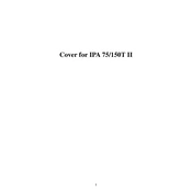 Peavey IPA 75 Amplifier manual cover