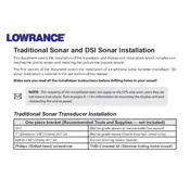 Lowrance Traditional DSI Sonar Transducer manual cover