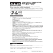 Sealey LP13.V4 Heater manual cover