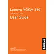 Lenovo IdeaPad Yoga 310-11IAP Laptop manual cover