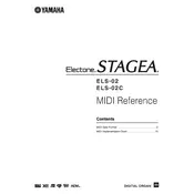 Yamaha Electone Stagea ELS-02 Keyboard manual cover