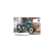 BMW R 1200GS Adventure 2015 Motorcycle manual cover