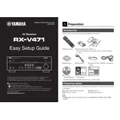 Yamaha RX-V471 Receiver manual cover