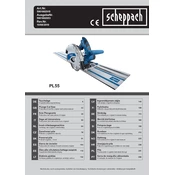 Scheppach PL55 5901802915 Saw manual cover