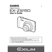 Casio EXZS150 Camera manual cover