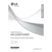 LG LW5013 LW5013.AWYAOSU Air Conditioner manual cover