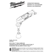 Milwaukee M12 Fuel 2476-20 Nibbler manual cover