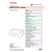 Canon imagePROGRAF iPF670 Series
