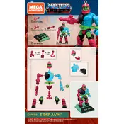 Mega Construx Mattel Heroes Trap Jaw GVW98 Construction Set manual cover