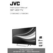 JVC LT-32C351 manual cover