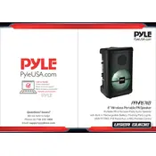 Pyle PPHP874B.5 Speaker manual cover