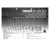 Yamaha K-600 Cassette Deck manual cover