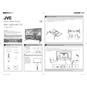 JVC LT-24K100 manual cover