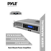 Pyle PEXA3000 Amplifier manual cover