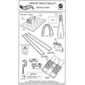 Hot Wheels Mattel Twistin Truck Trials 55659 Toy manual cover