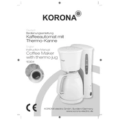 Korona 10304 Coffee Maker manual cover