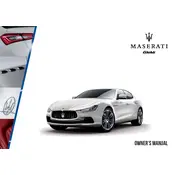 Maserati Ghibli 2017 Sedan manual cover