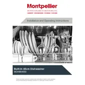 Montpellier MDWBI4553 Dishwasher manual cover