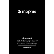 Mophie Samsung Galaxy S7 Juice Pack Battery Case manual cover