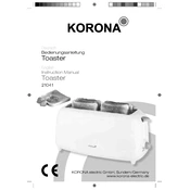 Korona 21041 Toaster manual cover