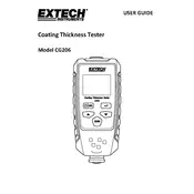 Flir Extech CG206 Tester manual cover