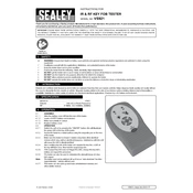 Sealey VS921 Tester manual cover