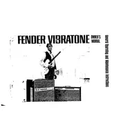 Fender Vibratone Amplifier manual cover