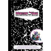 Mega Construx Mattel Monster High Creeperific Creation Lab CNJ02 Construction Set manual cover