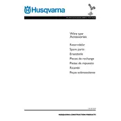 Husqvarna Wire Saw Accessories Saw manual cover