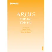 Yamaha Arius YDP-140 Piano manual cover