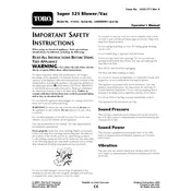 Toro Super 325 51552 Blower manual cover