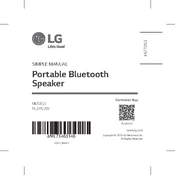 LG PL2 PL2.DUSALLK Speaker manual cover