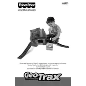 Fisher Price Mattel GeoTrax Disney Pixar Sheriff's Lookout Mountain R2771 Toy manual cover