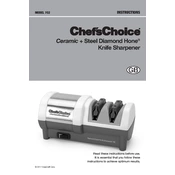 Chef's Choice 702 Sharpener manual cover