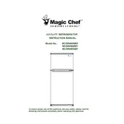 Magic Chef MCDR450BEF Refrigerator manual cover