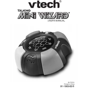 VTech Mini Wizard Toy manual cover