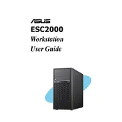 ASUS ESC2000 Personal SuperComputer Server manual cover