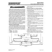 Shure WA470 Antenna manual cover