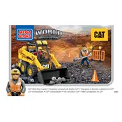 Mega Bloks Mattel CAT Skid-Steer Loader CYY04 Construction Set manual cover